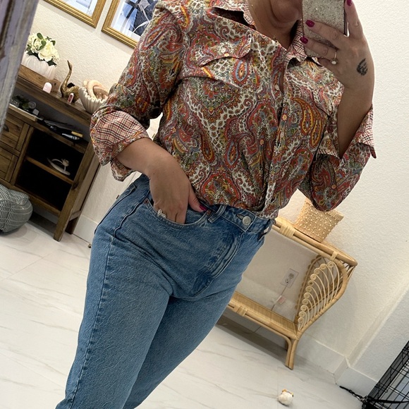 Talbots Tops - Talbots Multicolor Paisley Blouse